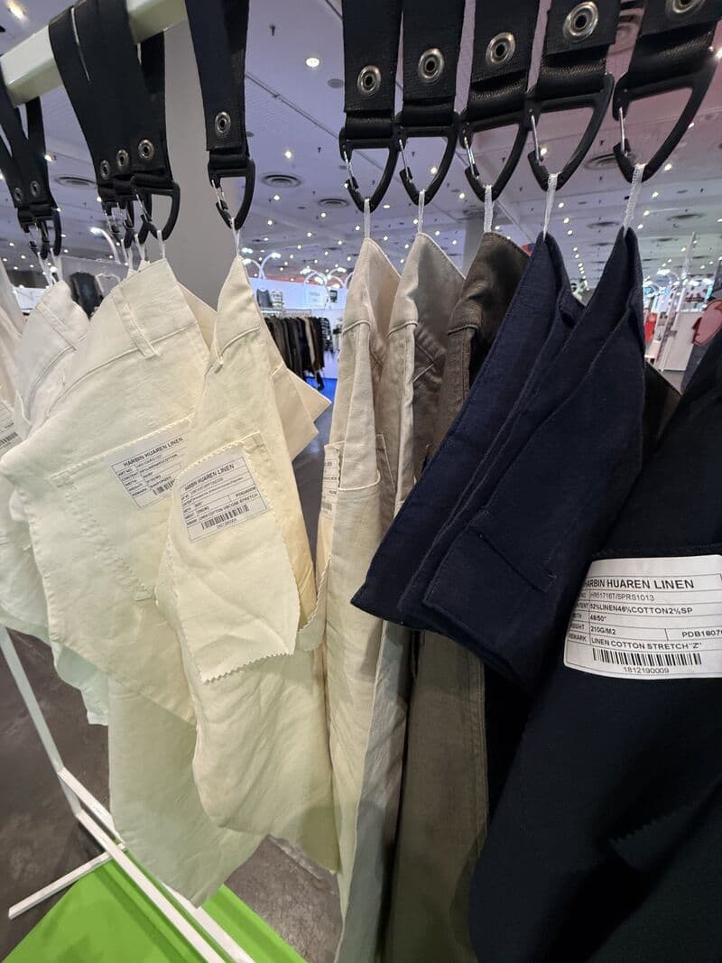 Huaren Linen at Texworld NYC